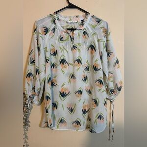 Lauren Conrad large Floral Blouse
